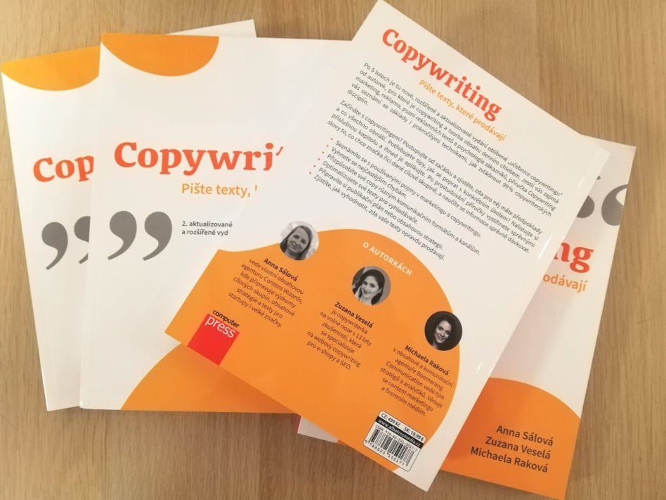 2. verze knihy Copywriting: Pište texty, které prodávají
