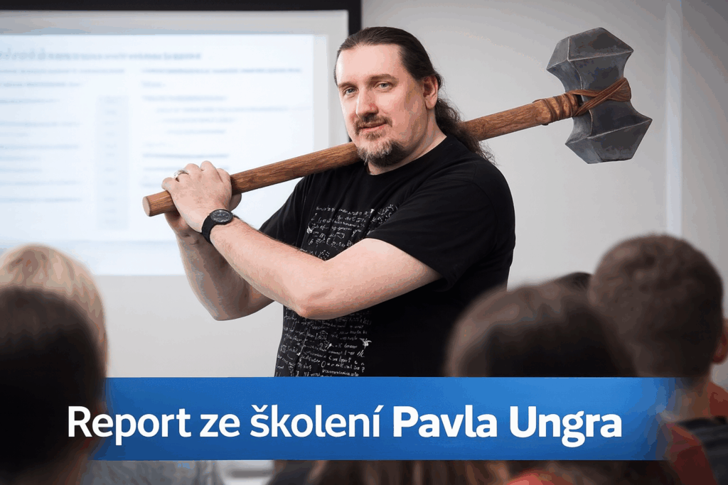 Školení Pavla Ungra o AI módu a SEO